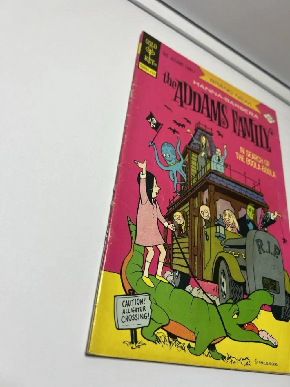 The Addams Family #1 Hannah Barbera Series Gold Key 1974 Wednesday  Comic Book